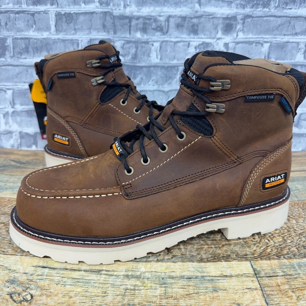 Ariat Rebar Lift 6" Waterproof Composite Toe Work Boot 10046876 Mens Size 11.5 D